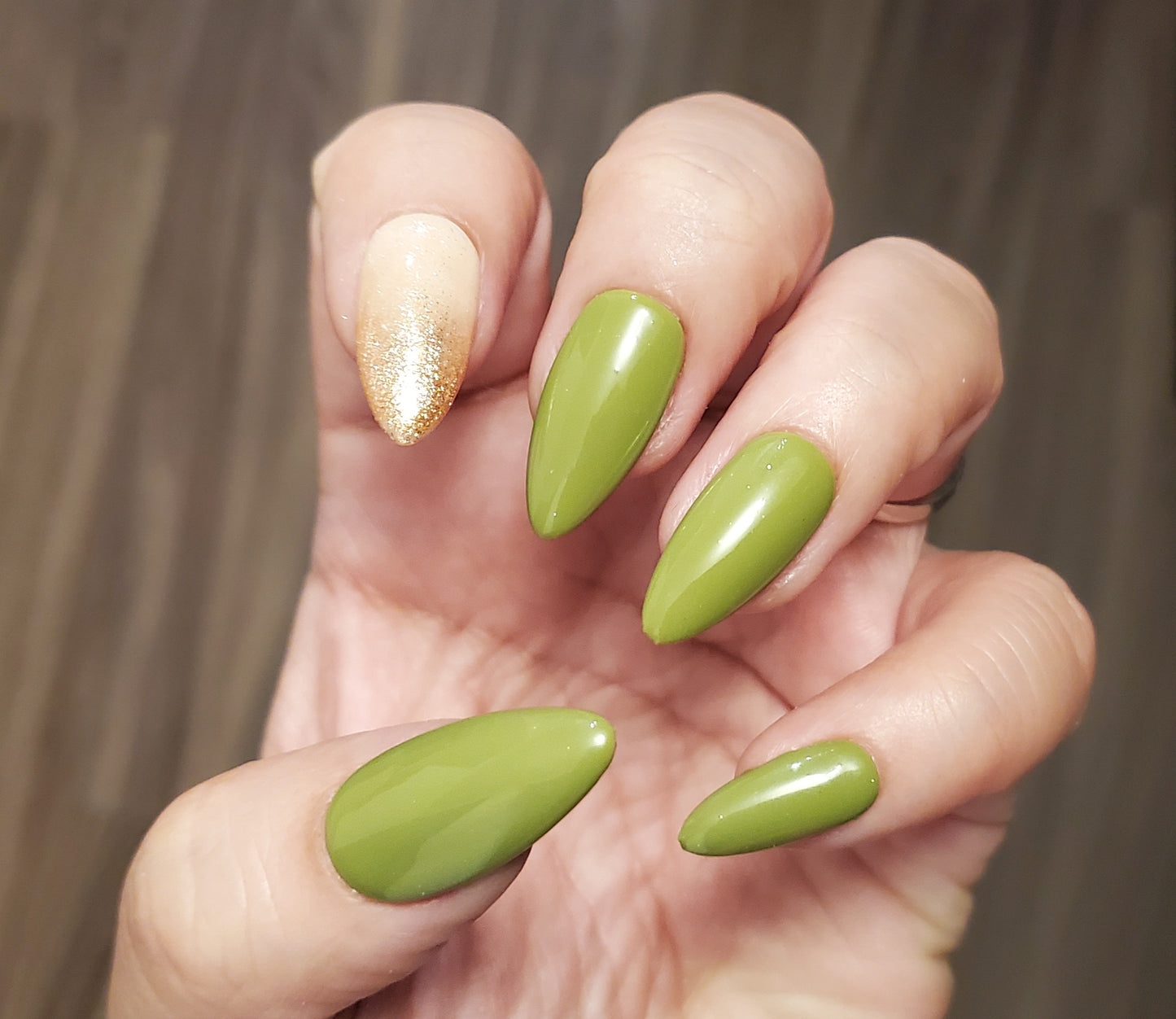 Olive and Gold