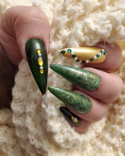 Emeralds, Pearls, and Gold